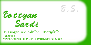 bottyan sardi business card